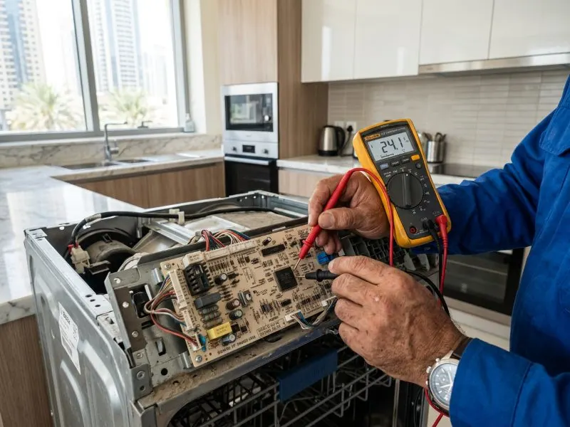 Expert fridge and refrigerator repair technician providing same-day service in Dubai