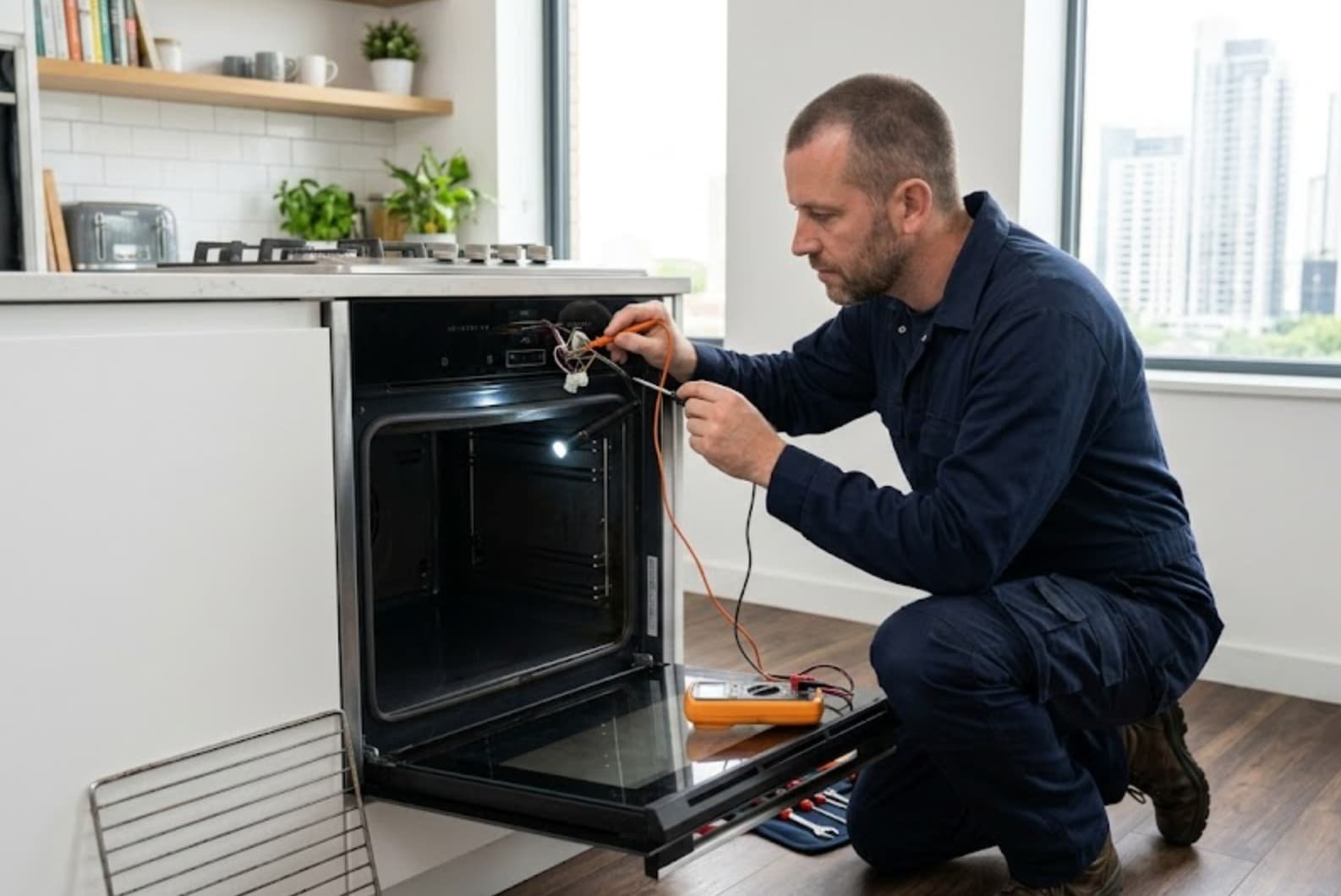 Oven not heating cooking range repair service in Dubai