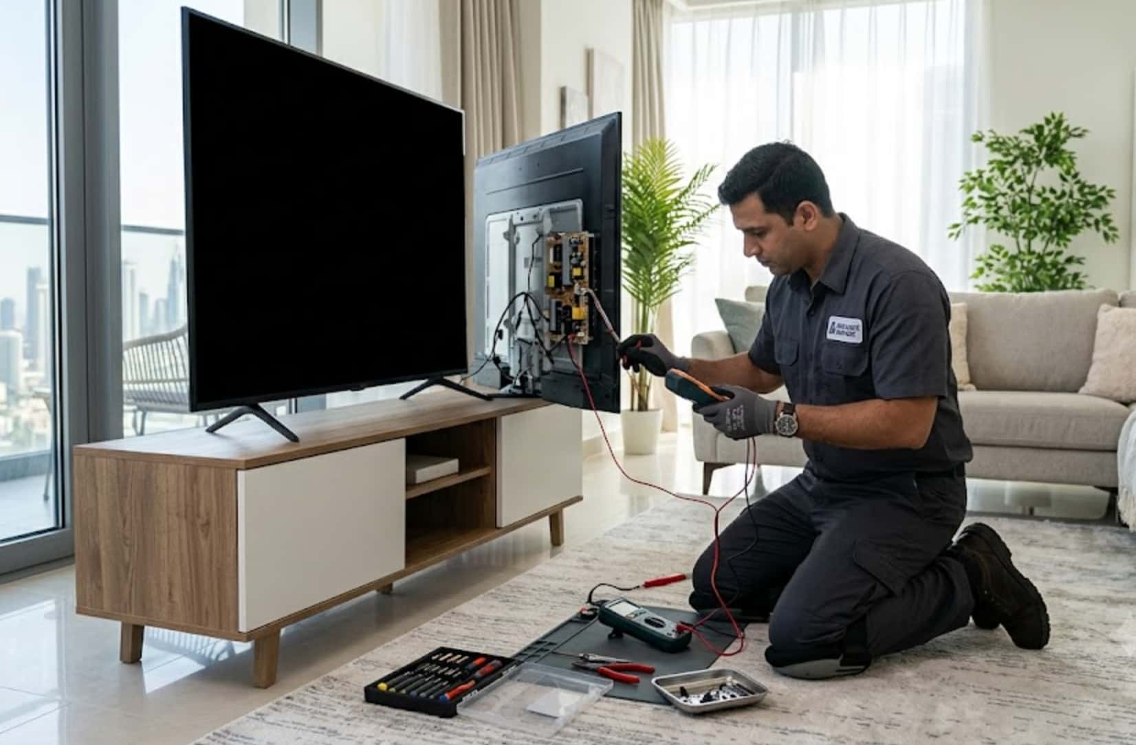 TV has no power repair service in Dubai
